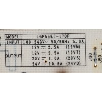 FUENTE PARA TV LG OLED / NUMERO DE PARTE EAY64491501 / 64491501 / EAX67149612 /  / LGP55E7-170P / MODELO OLED55E7P-U / OLED55E7P-U.AUSYLJR